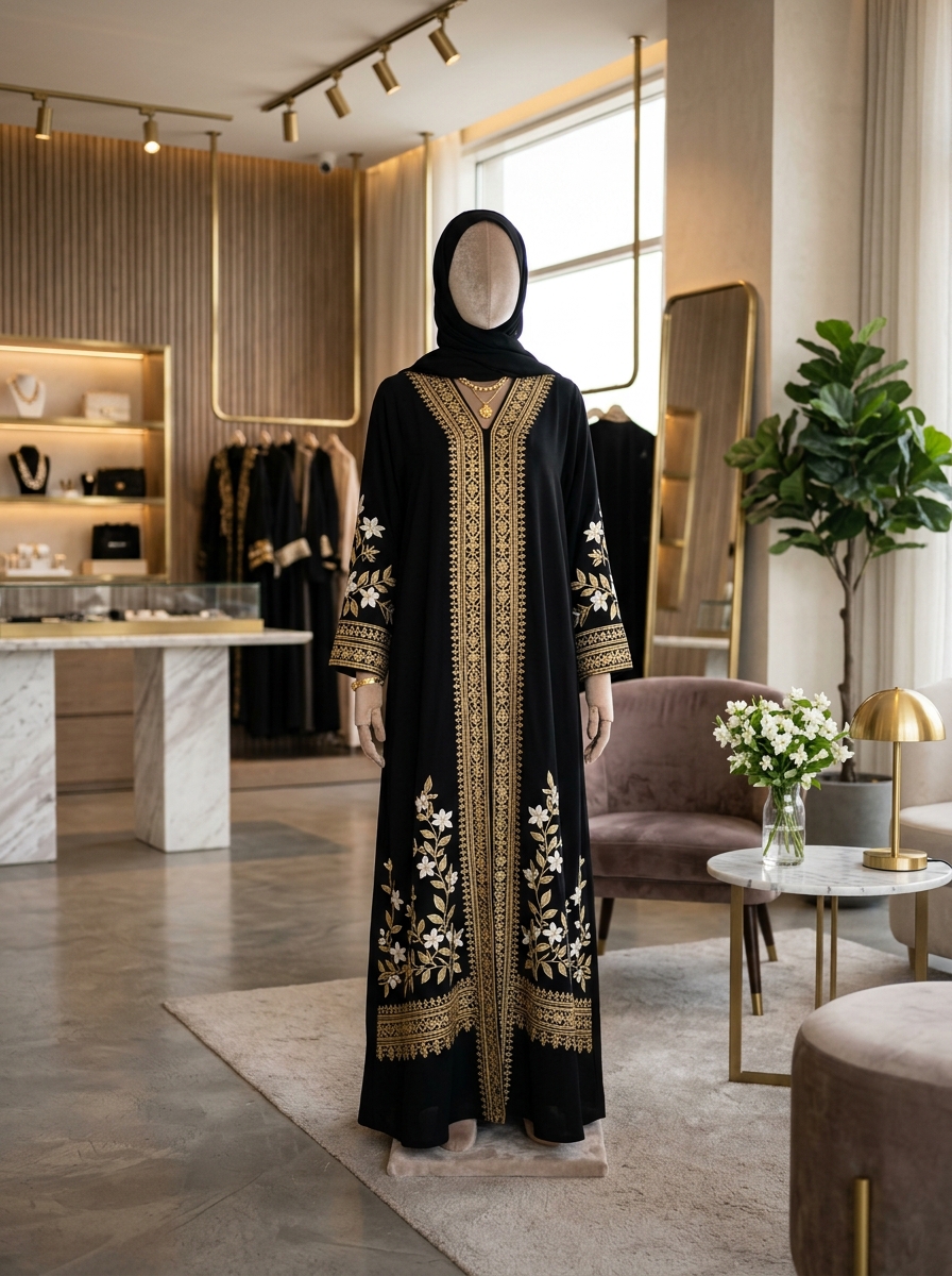 عباءة المناسبات الملكية الفاخرة